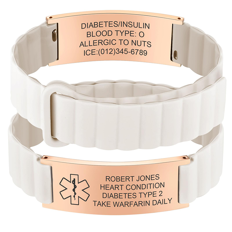 Rugged Sport Strap - Custom Medical ID Bracelet for Men