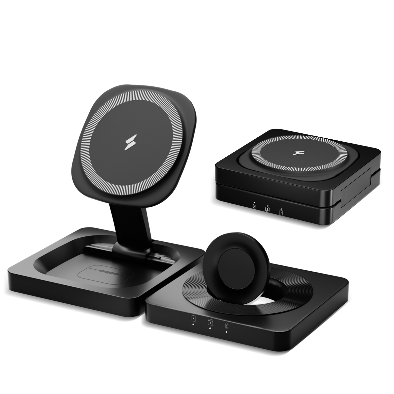 Wireless Charger Watch - 3 in 1 15W Wireless Chargers
