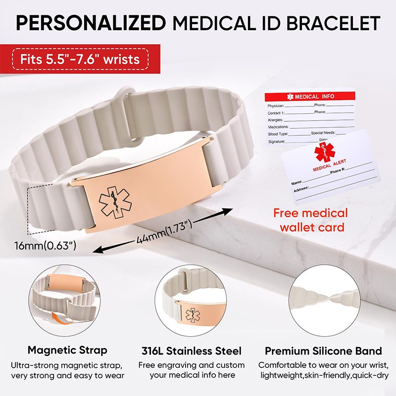 Custom Medical ID Bracelet for - đánh giá và giá Rugged Sport Strap