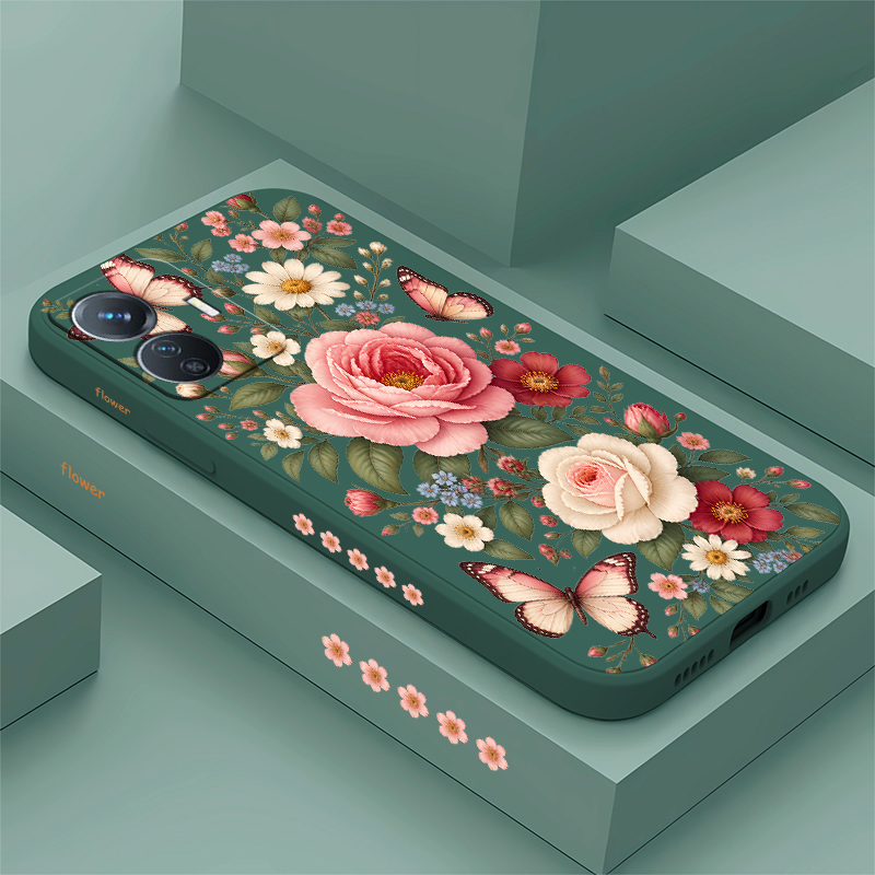 Flowers Butterflies Case For V - đánh giá và giá Vivo Y28