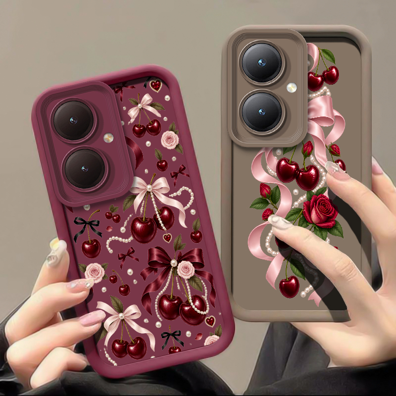 Cartoon Cherry Bow Pattern Pho - đánh giá và giá Vivo Y28