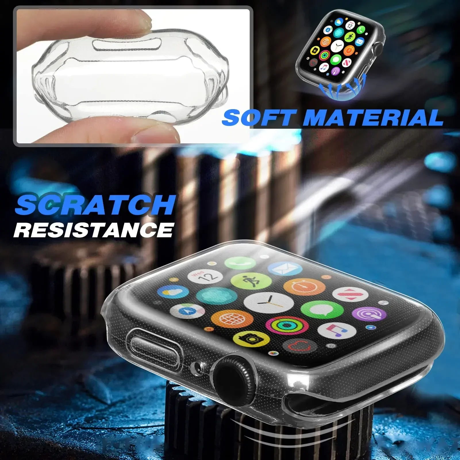Cover For Apple Watch Case 44m - đánh giá và giá Smartwatch Watch Accessories For Women