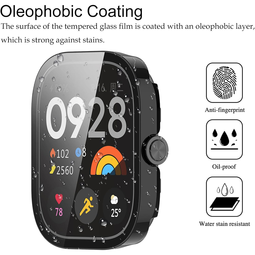 Tempered Glass+Case For Xiaomi - đánh giá và giá Smartwatch Watch Accessories For Women