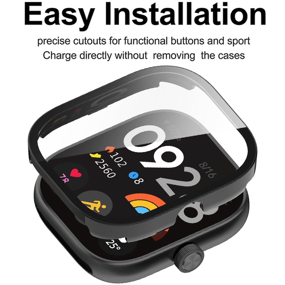 Tempered Glass+Case For Xiaomi - đánh giá và giá Smartwatch Watch Accessories For Women