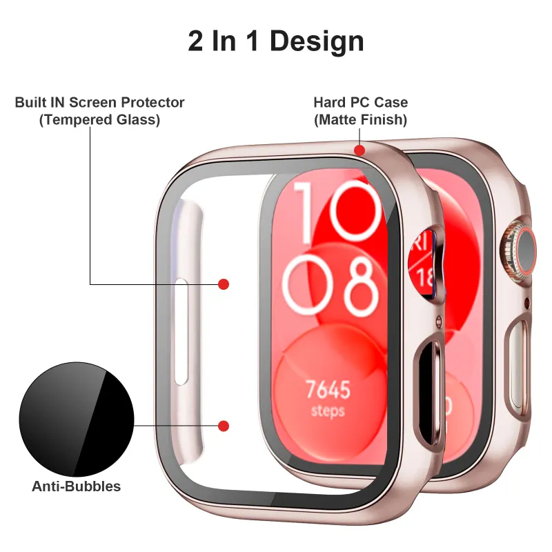 Glass+PC Case for Huawei Watch - đánh giá và giá Smartwatch Watch Accessories For Women