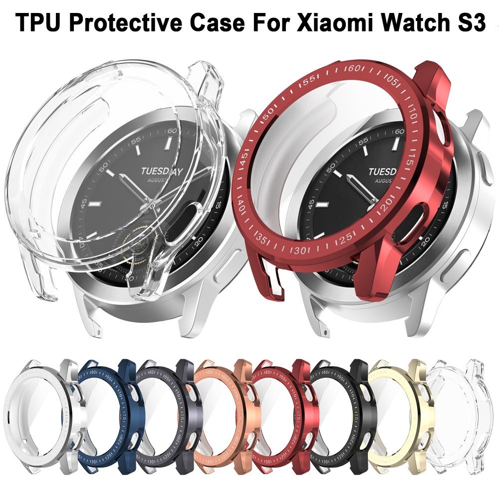 New Full Cover TPU Case Bumper - đánh giá và giá Xiaomi Smartwatch S3 Accessories