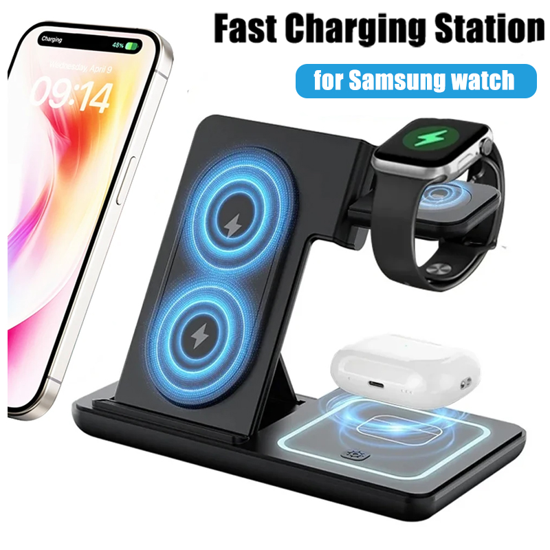 3 in 1 Foldable Wireless Charg - đánh giá và giá Smartwatch Ac