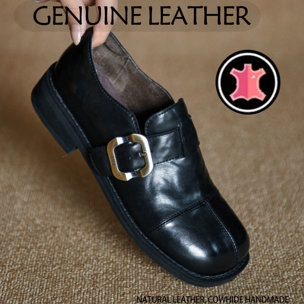 Genuine Leather Women Loafers  - đánh giá và giá Leather Classic Strap