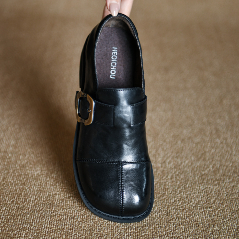 Genuine Leather Women Loafers  - đánh giá và giá Leather Classic Strap