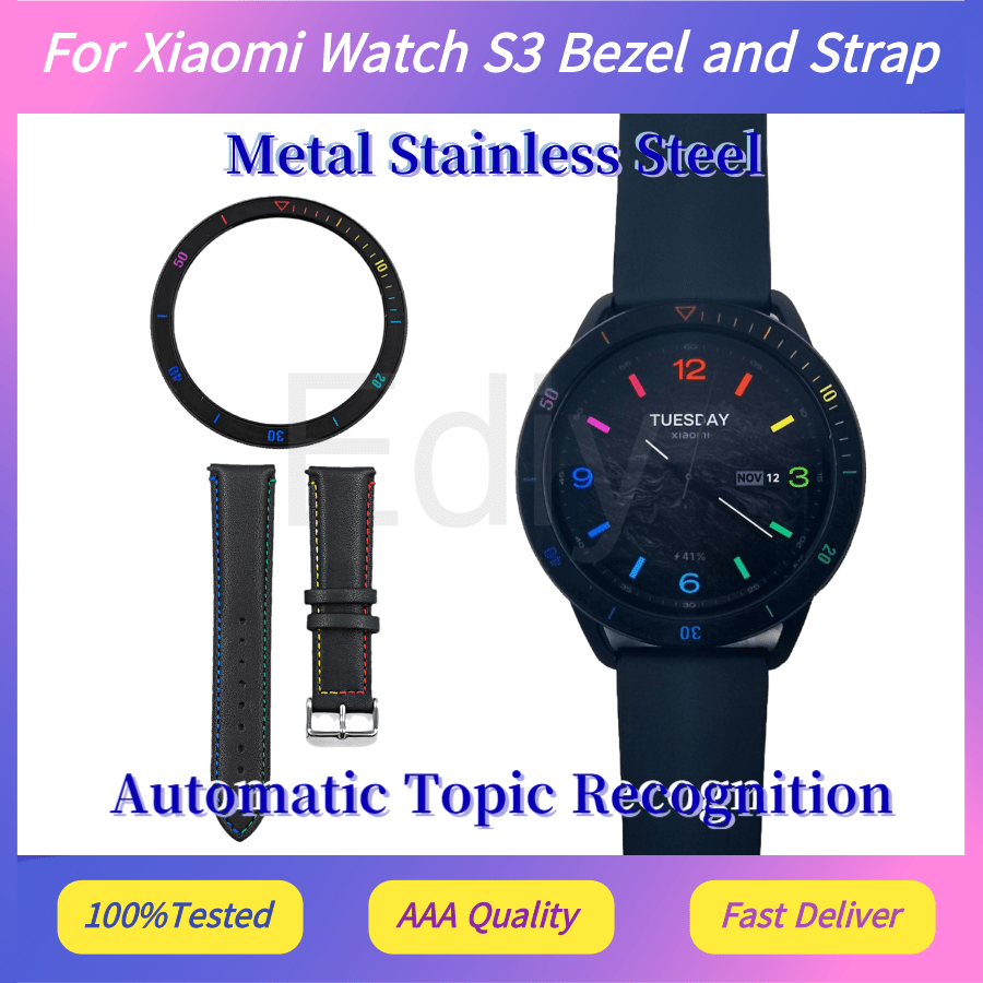 For Xiaomi Watch S3 Bezel and  - đánh giá và giá Xiaomi Smartwatch S3 Accessories