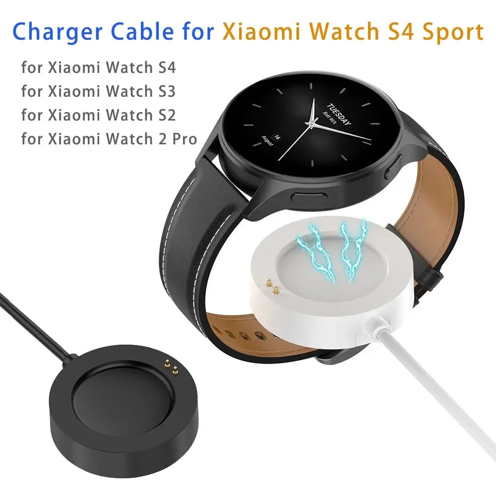 White Smartwatch Charging Cabl - đánh giá và giá Xiaomi Smartwatch S3 Accessories