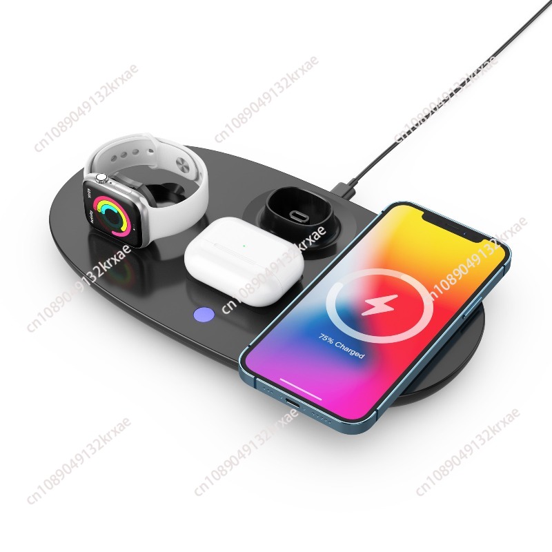 4In1 Headphones Stand For Airp - đánh giá và giá Wireless Charger Watch