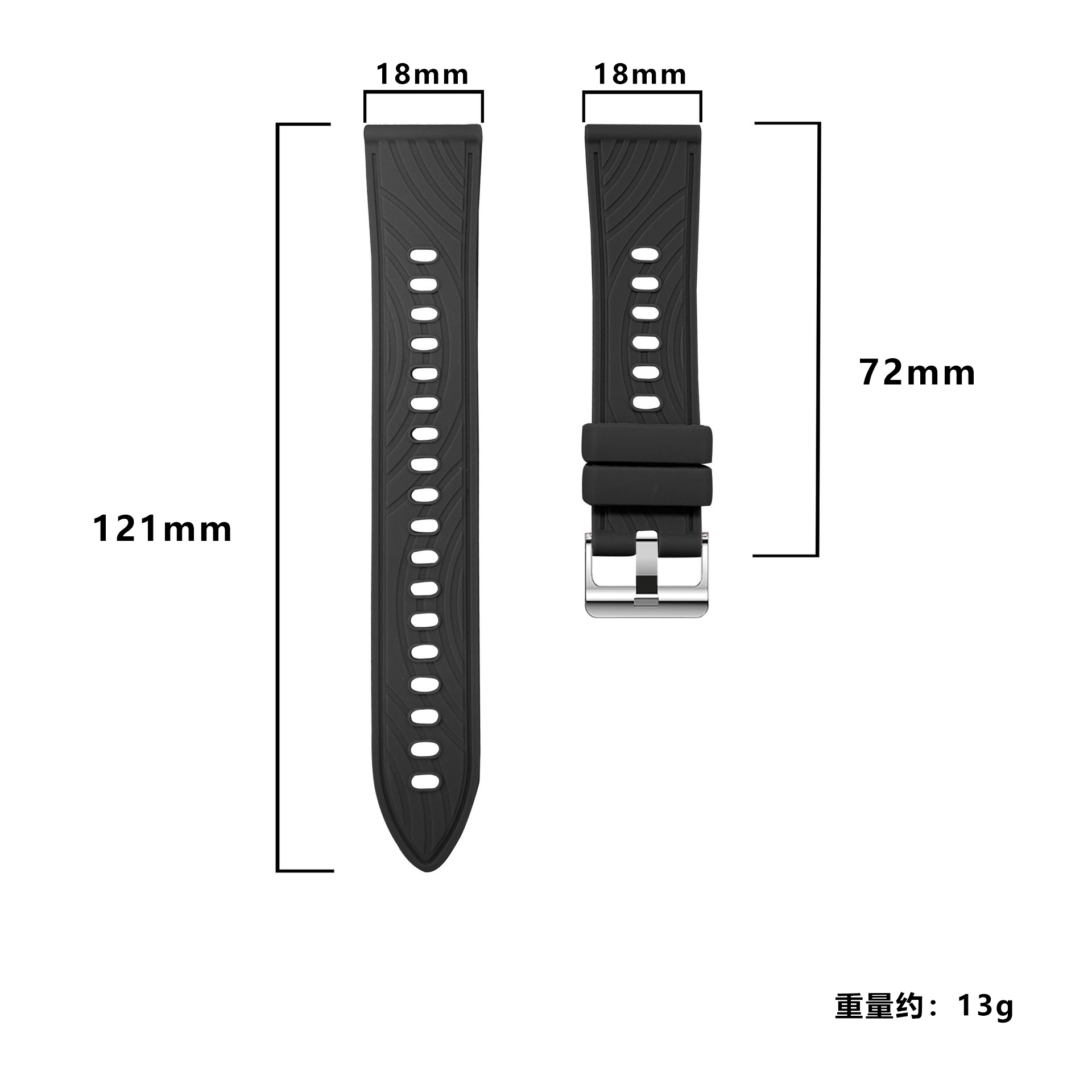 18mm Sports Silicone Strap For - đánh giá và giá Titan Smartwatch Accessories