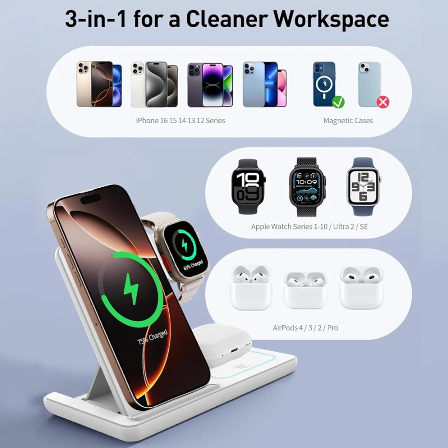 3 in 1 Foldable Night LED Ligh - đánh giá và giá Smartwatch Ac