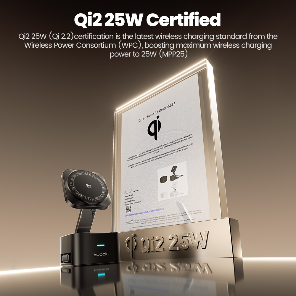 Toocki QI2.2 25W Wireless Char - đánh giá và giá Smartwatch Ac