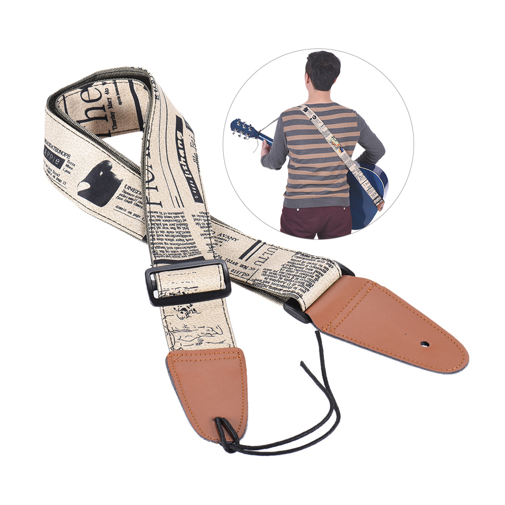 Comfortable Adjustable Guitar  - đánh giá và giá Leather Classic Strap