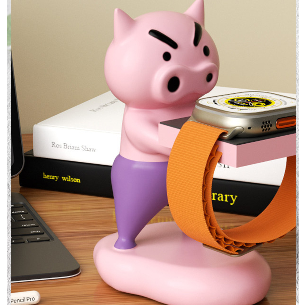 Cute Fashion Cartoon Pig Charg - đánh giá và giá Smart Watch Accessories