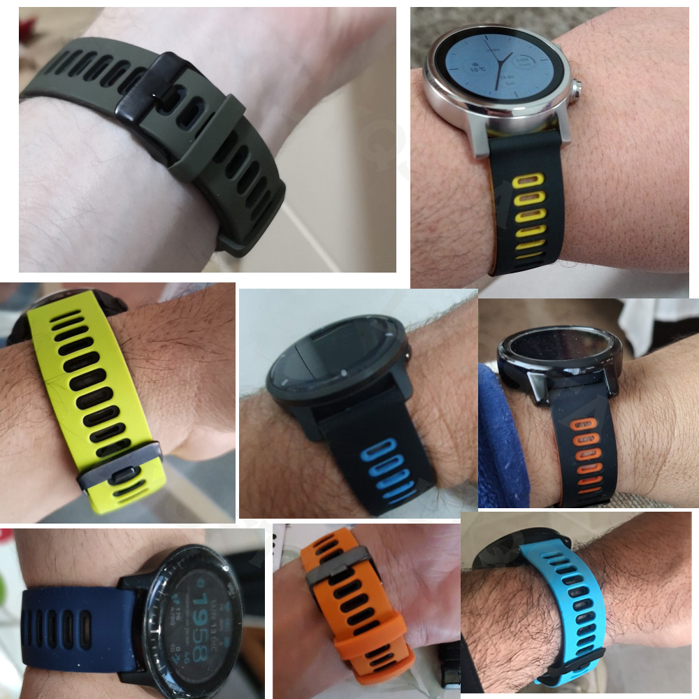 22Mm Mềm Dây Silicon Cho Xiaom - đánh giá và giá Xiaomi Smartwatch S3 Accessories