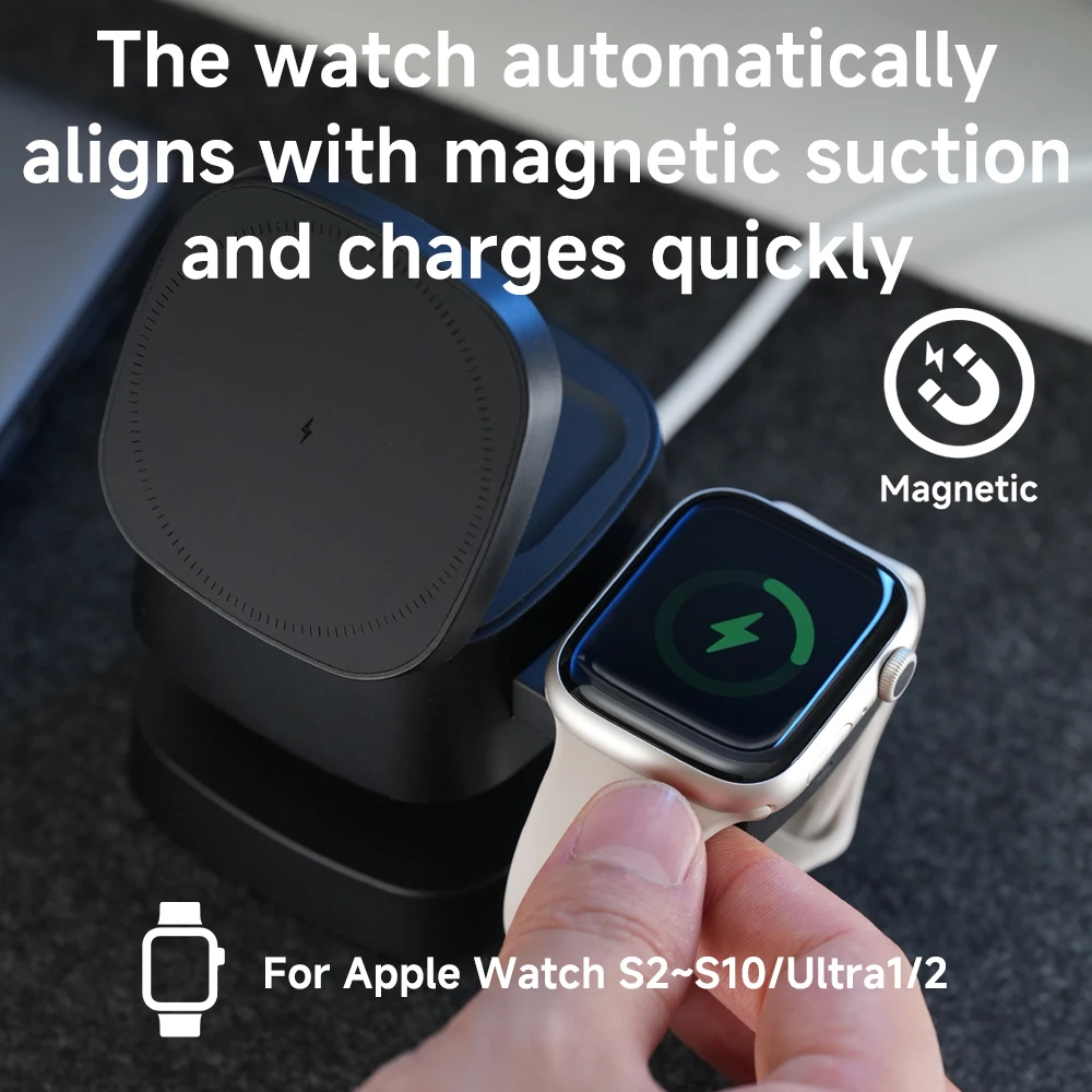 Magnetic 3 in 1 Wireless Charg - đánh giá và giá Smartwatch Ac