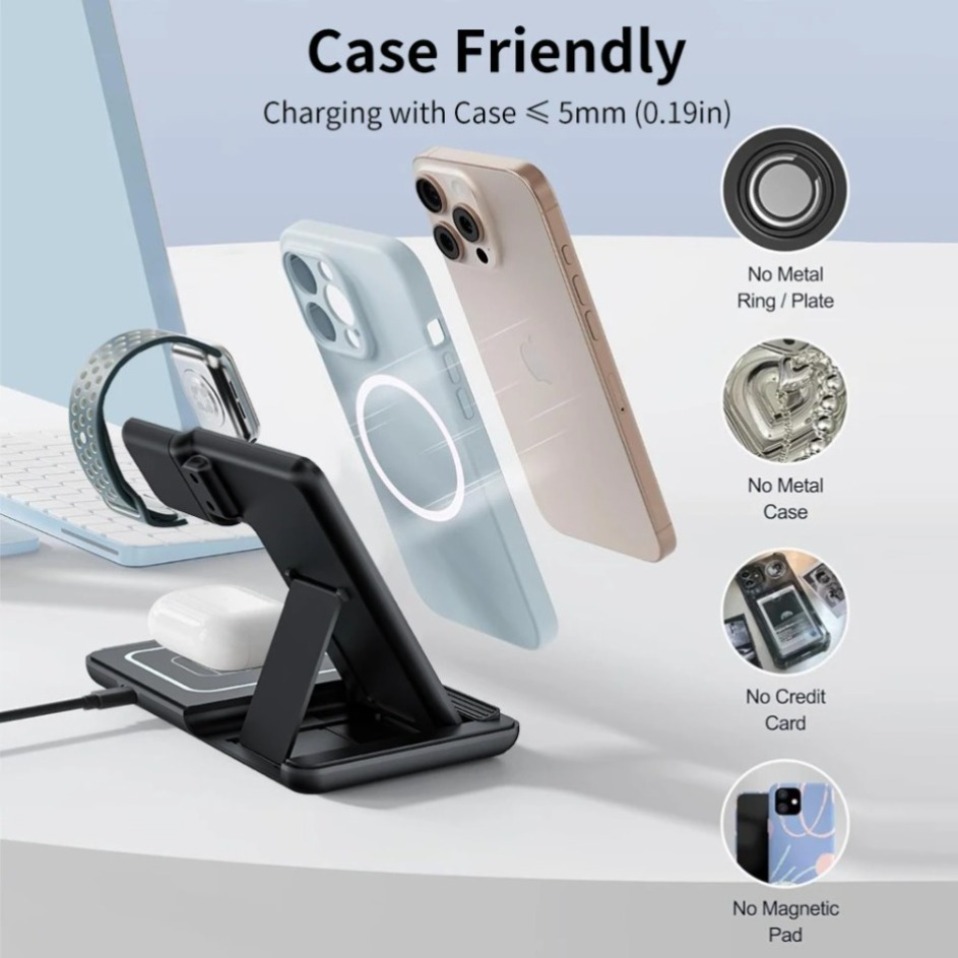 Night LED Light 3 In 1 Wireles - đánh giá và giá Smartwatch Ac