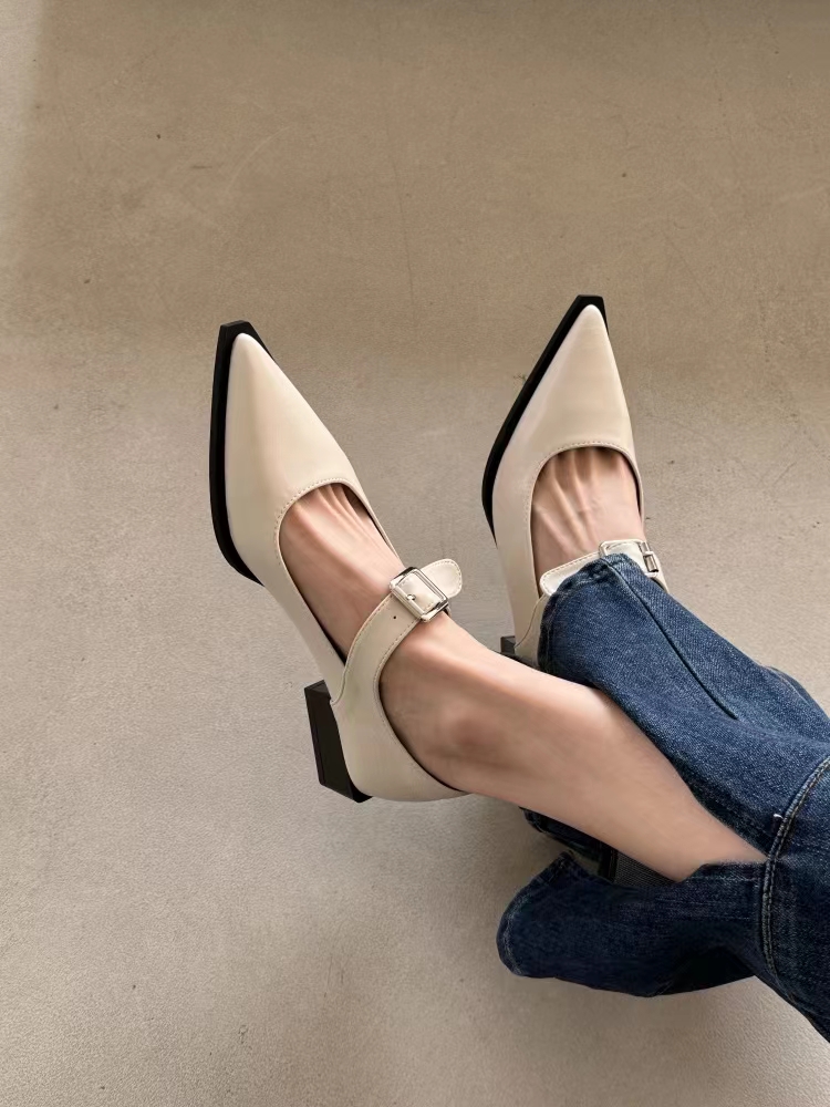 *Fashion Mary Jane Shoes Women - đánh giá và giá Leather Classic Strap
