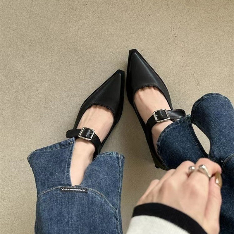 *Fashion Mary Jane Shoes Women - đánh giá và giá Leather Classic Strap