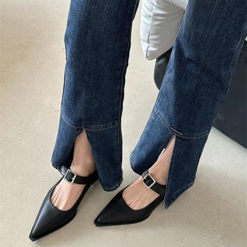 *Fashion Mary Jane Shoes Women - đánh giá và giá Leather Classic Strap
