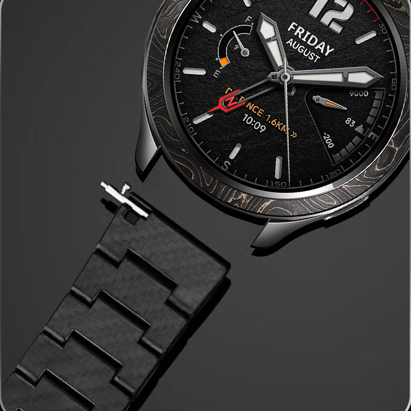 Carbon Fiber Strap For Xiaomi  - đánh giá và giá Xiaomi Smartwatch S3 Accessories