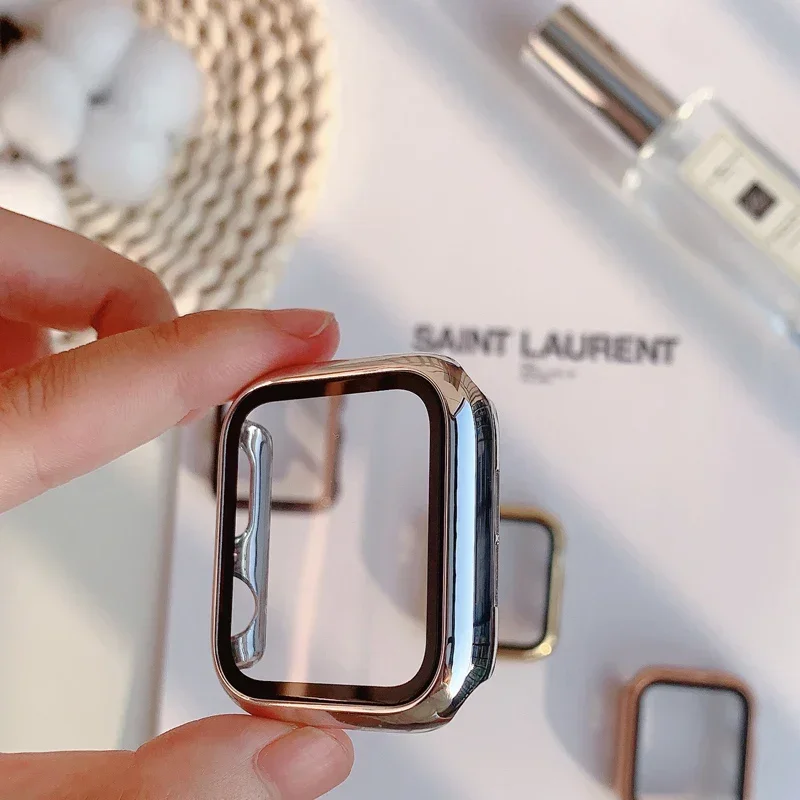 Glass+case For Apple Watch ban - đánh giá và giá Smartwatch Watch Accessories For Women