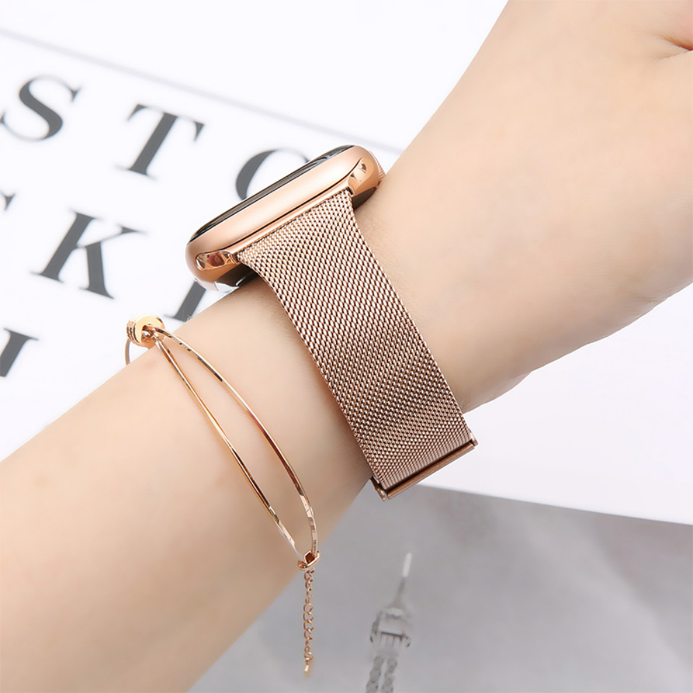 Slim Metal Band for Apple Watc - đánh giá và giá Milanaise Mesh Band
