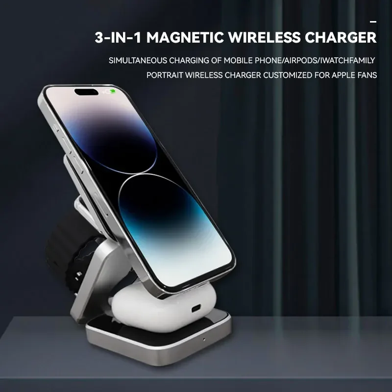 30W Magnetic Wireless Charger  - đánh giá và giá Wireless Charger Watch